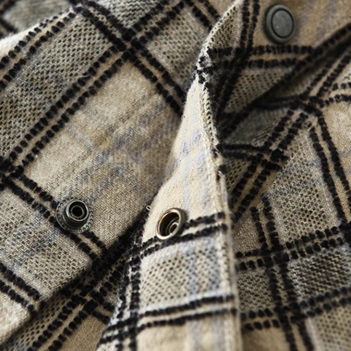 The Southgate Men’s Vintage Plaid Brushed Shirt