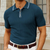 The Capri Luxury Cotton Silk Knit Polo Shirt for Men