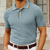 The Capri Luxury Cotton Silk Knit Polo Shirt for Men