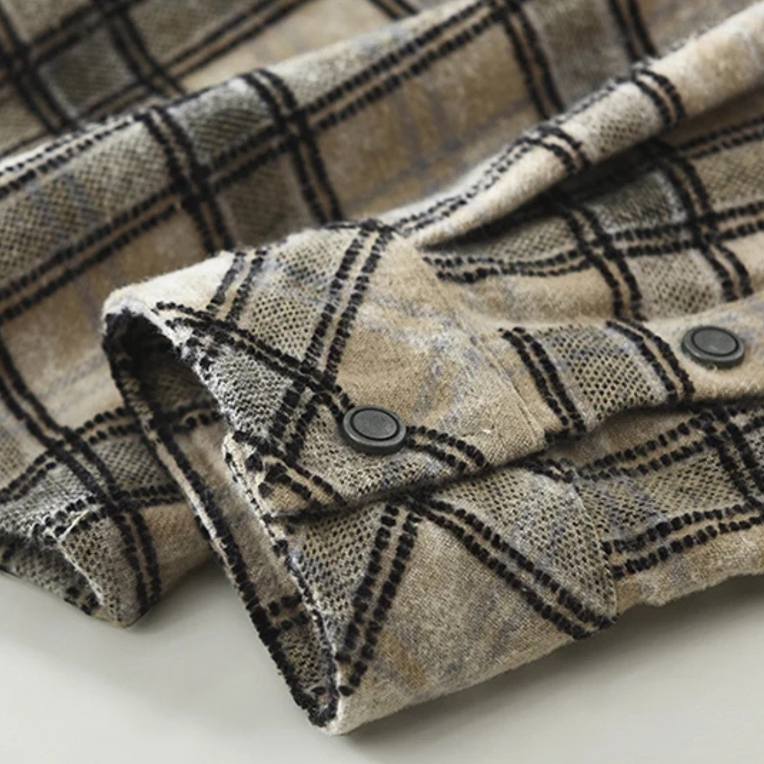 The Southgate Men’s Vintage Plaid Brushed Shirt