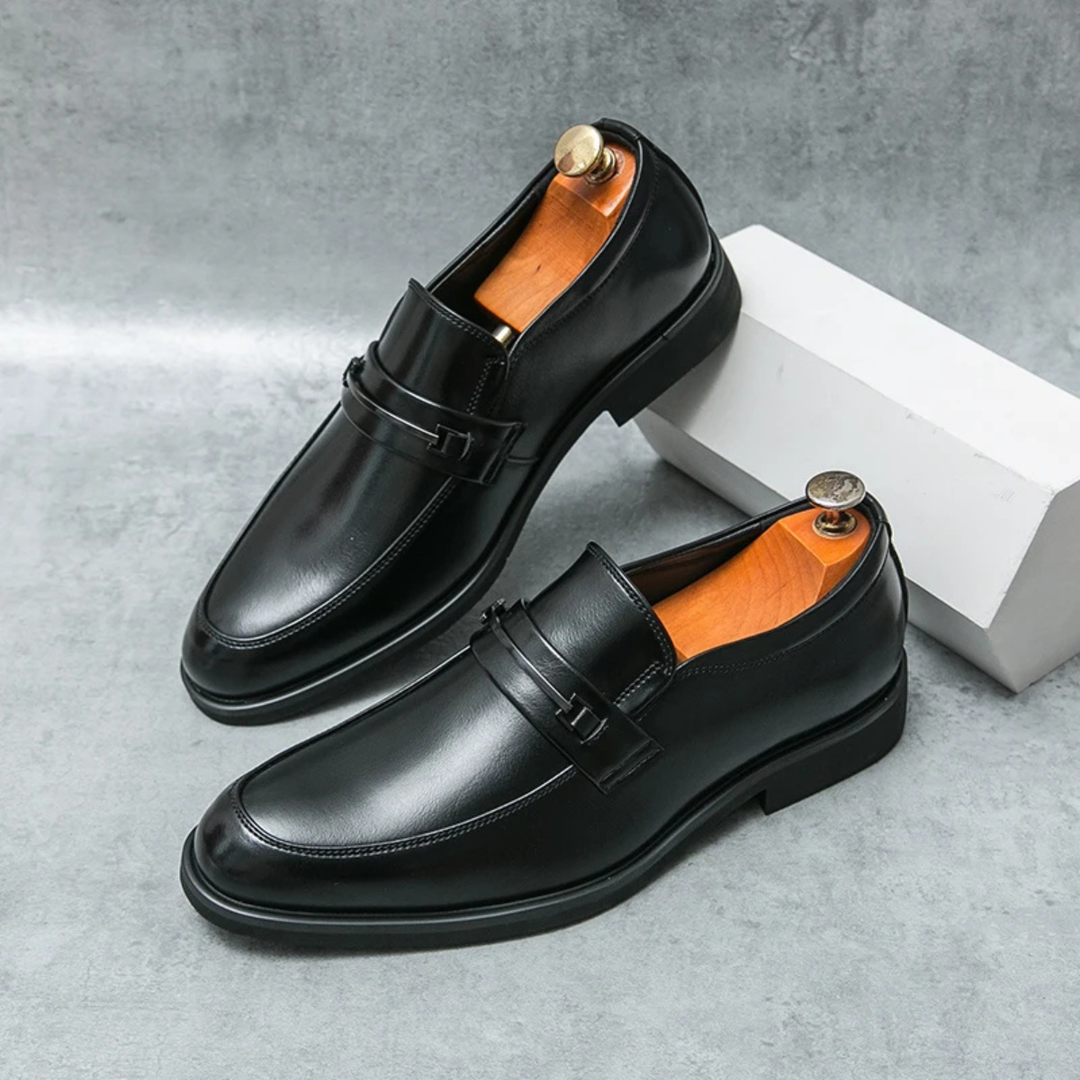The Bronte Men’s Formal Leather Slip On Business Dress Shoes