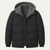 The Aviemore Men’s Hooded Zip Up Puffer Jacket with Fleece Lining Black