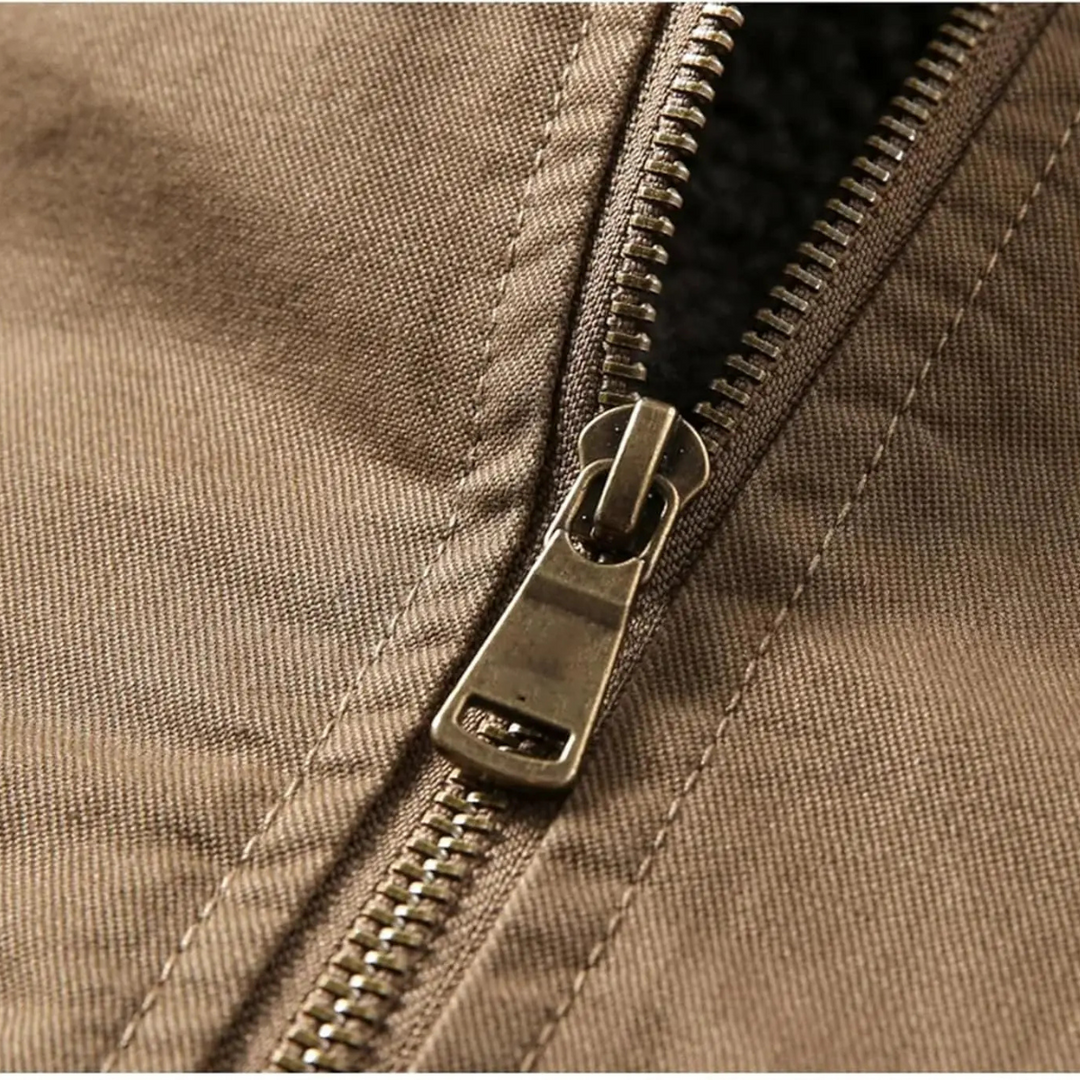 Men’s Shearling Line Winter Bomber Jacket