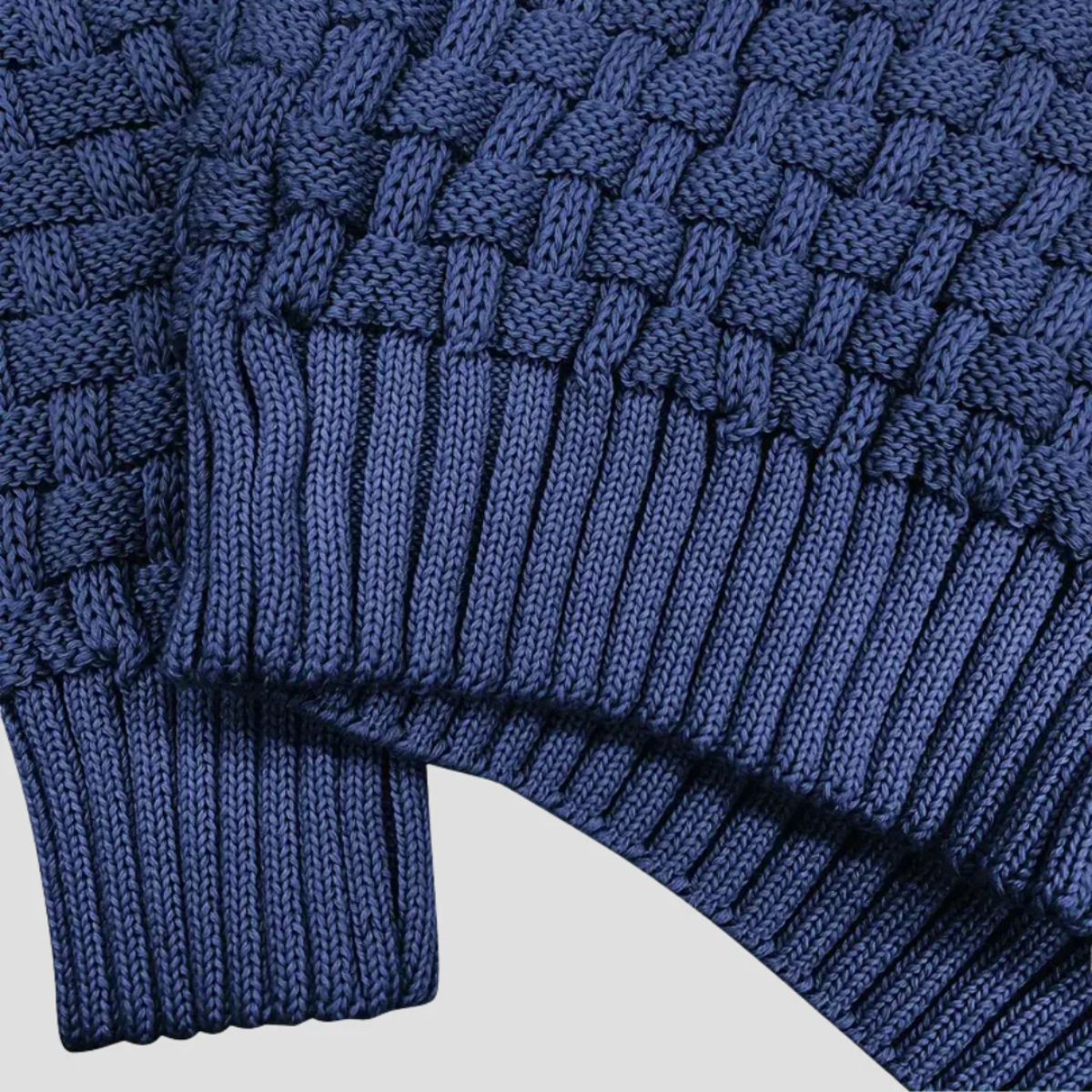 The Brighton Men’s Chunky Knit Sewater with Buttons