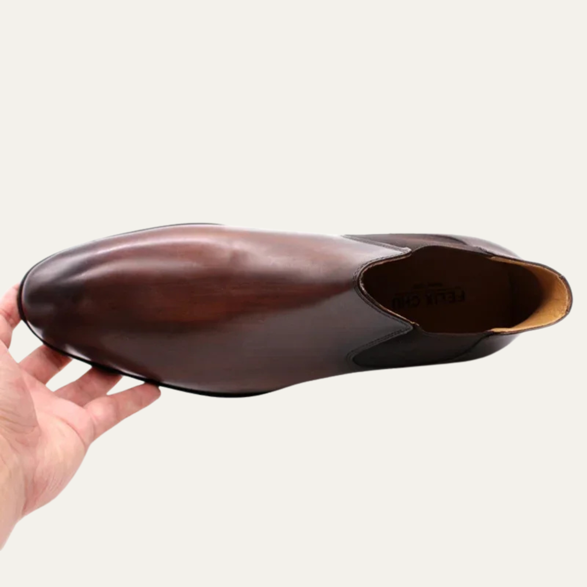 The Lugano Men’s Luxury Leather Ankle Chelsea Boots