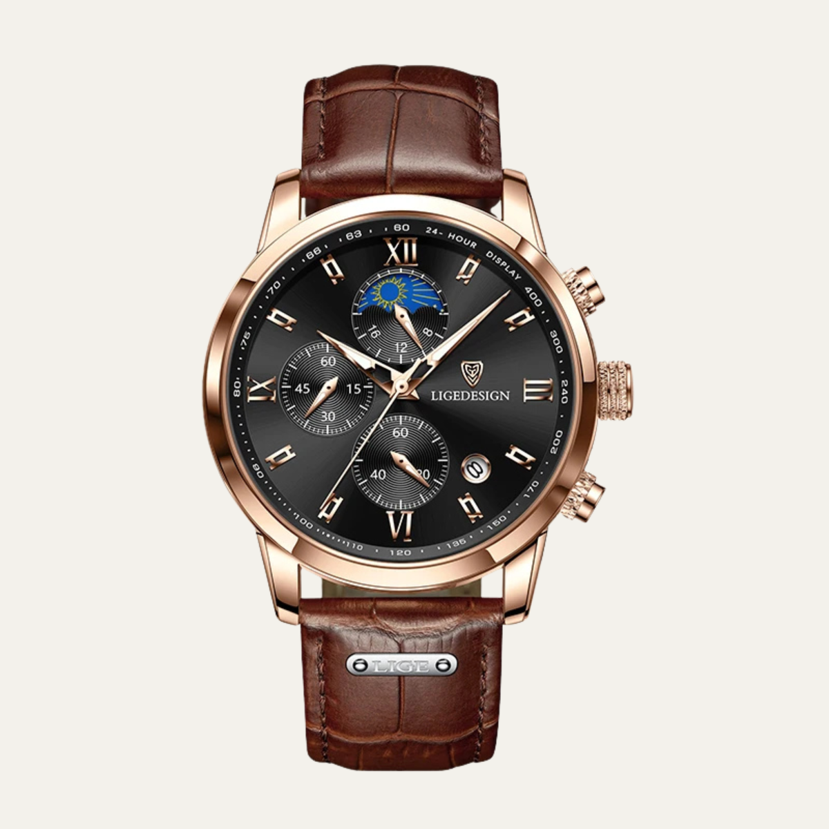 The Hawthorne Men’s Business Watch – Luxury Chronograph Quartz Wristwatch