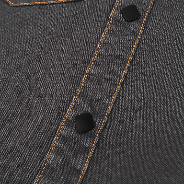 The Glenwood Court Men’s Vintage Dark Gray Denim Shirt