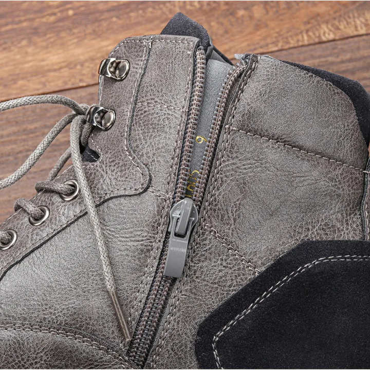 The Manchester Men's Vintage Leather Ankle Boots