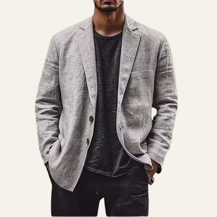 The Melrose Men’s Linen Blazer Jacket