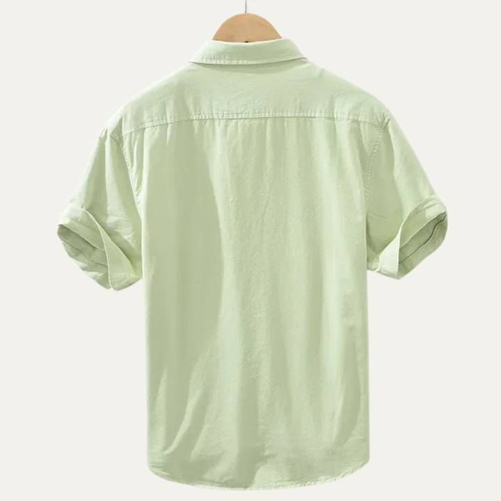 The Ashwater Men’s 100% Cotton Casual Shirt with Pocket