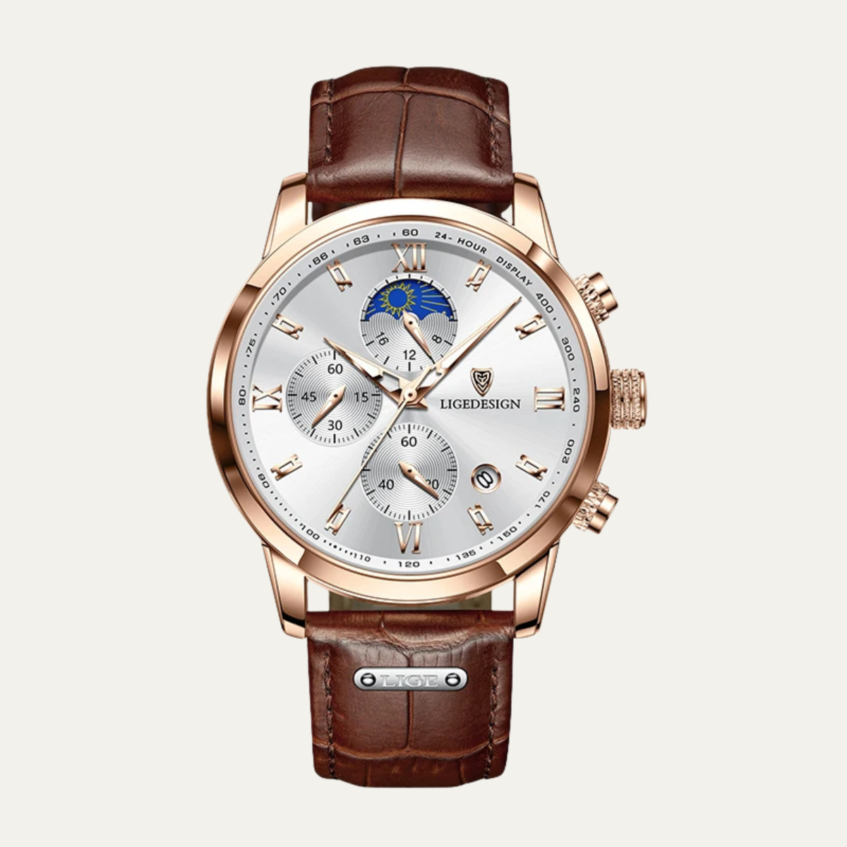 The Hawthorne Men’s Business Watch – Luxury Chronograph Quartz Wristwatch