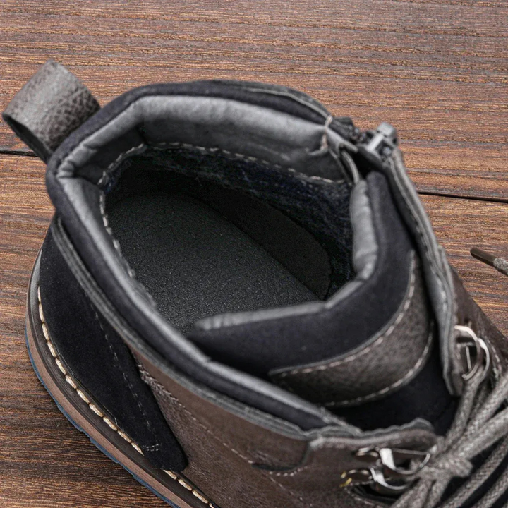 The Manchester Men's Vintage Leather Ankle Boots