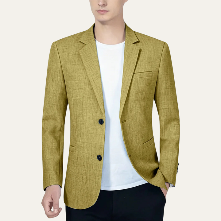 The Milford Men’s Linen Blazer Jacket