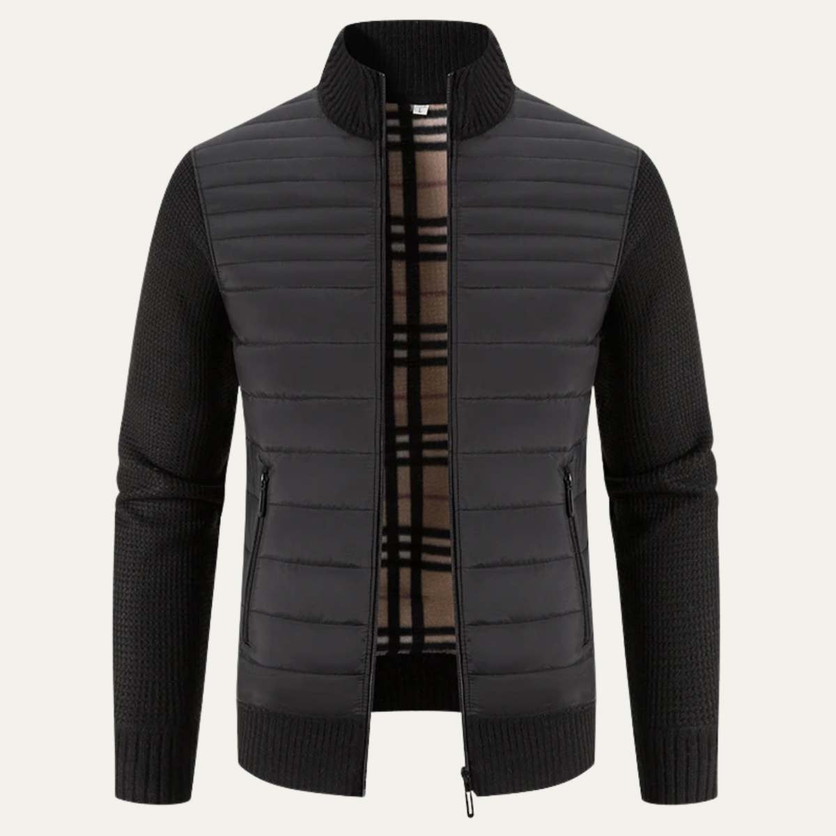 The Cardiff Men’s Knit Winter Fleece Jacket