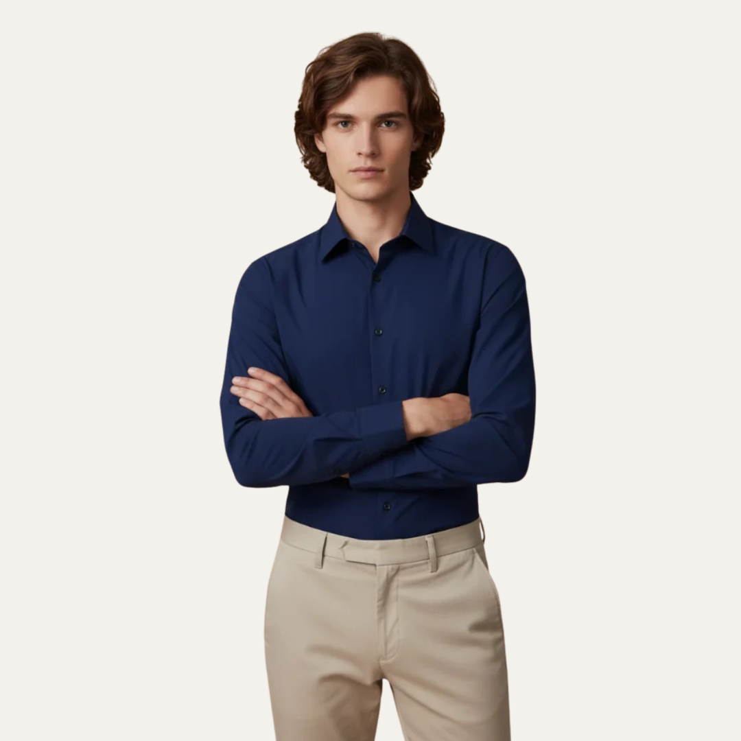 The Pisa Men’s Timeless Long Sleeve Button Shirt