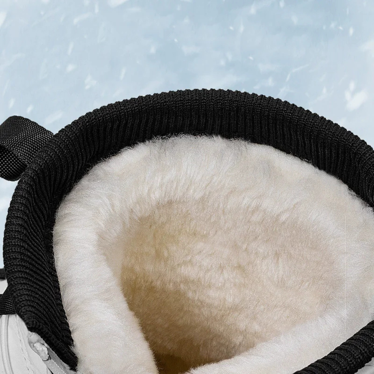 The Ostiense Men’s Fur Lined Anti Slip Outdoor High Top Snow Boots