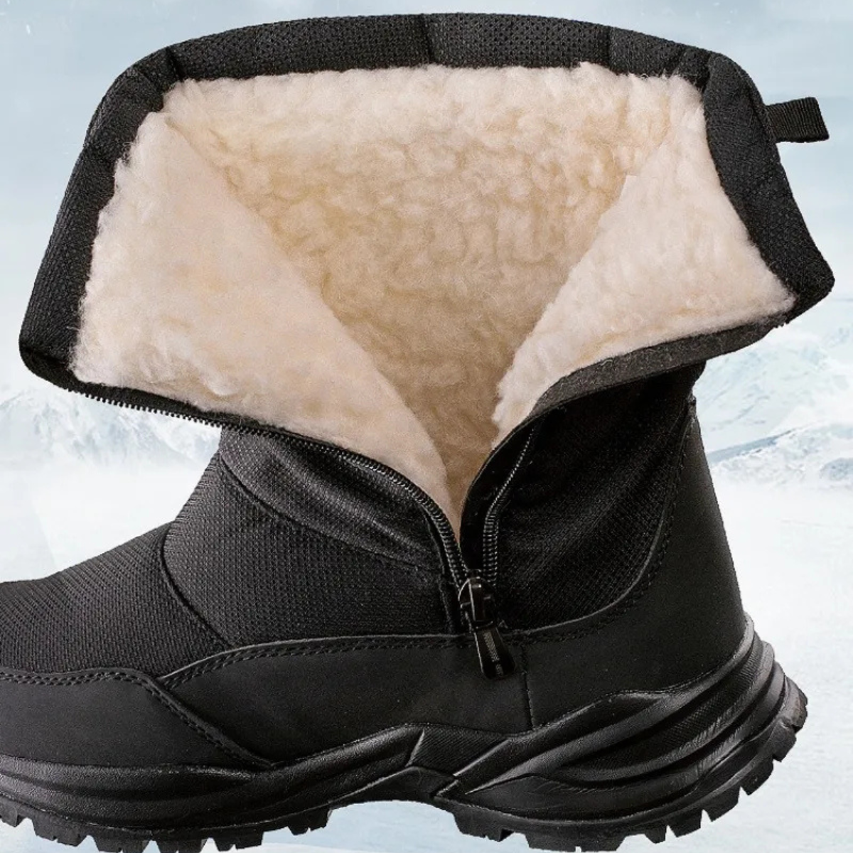 The Formia Men’s High Top Fur Lined Anti Slip Outdoor Boots