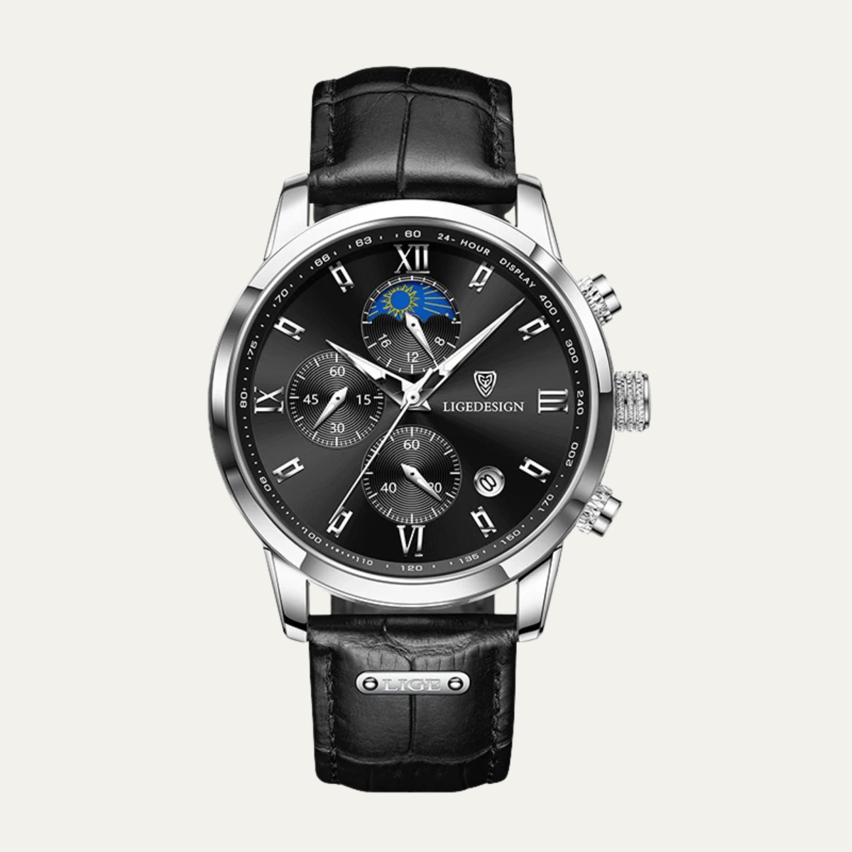 The Hawthorne Men’s Business Watch – Luxury Chronograph Quartz Wristwatch