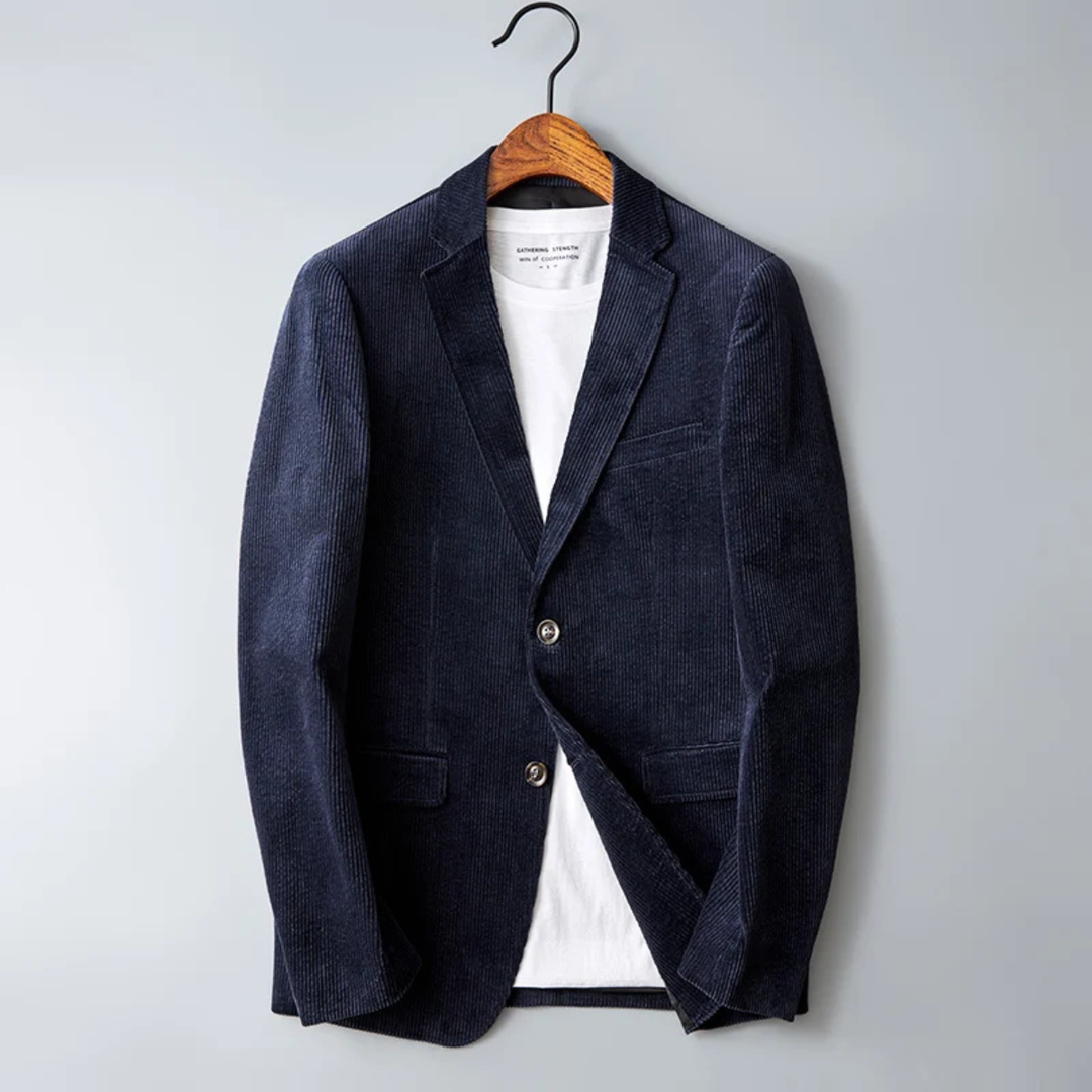 The Ellwood Men’s Casual Corduroy Blazer