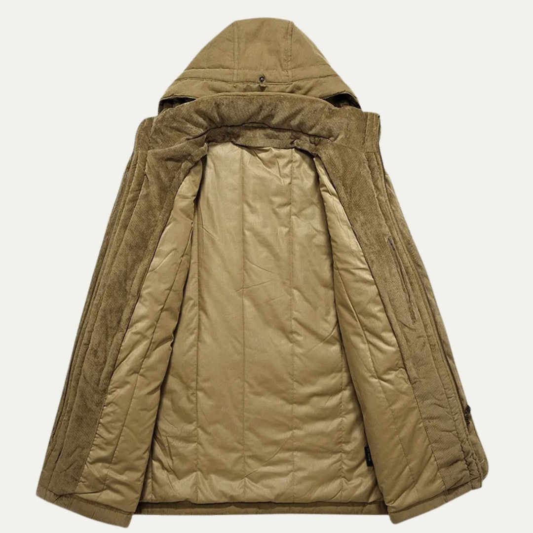 Men’s Insulated Winter Hooded Parka Jacket