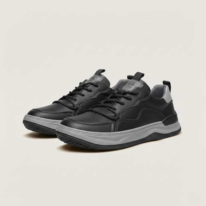 The Geneva Men’s Faux Leather Shoes – Modern Casual Sneakers