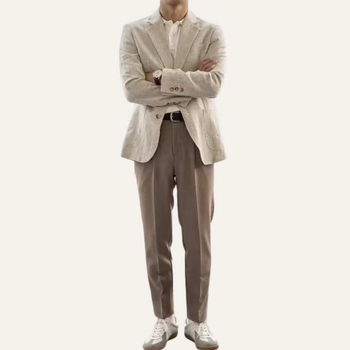 The Petaluma Men’s Old Money Linen Blazer