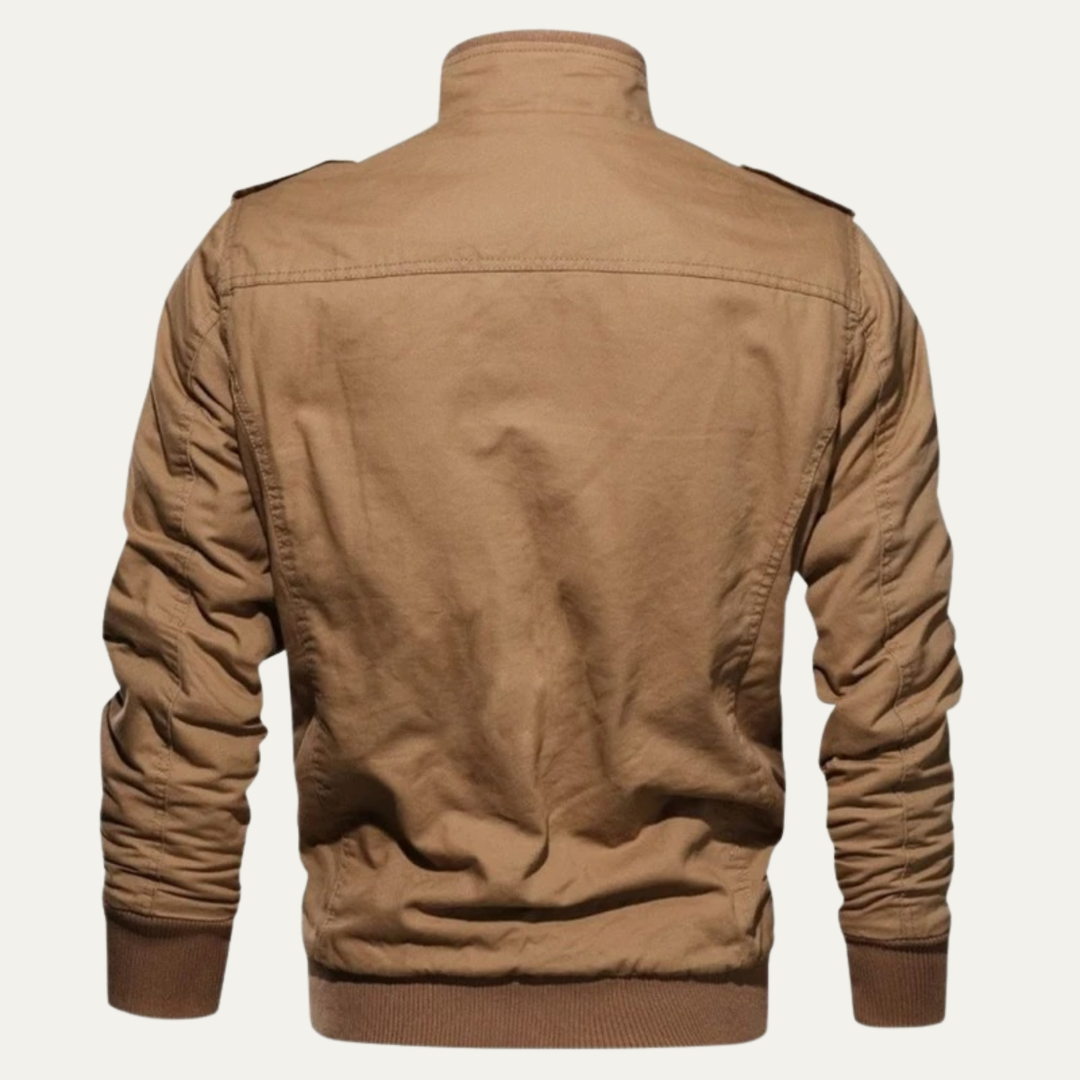 The Foxgate Men’s Thick Plush Lined Windproof Bomber Jacket