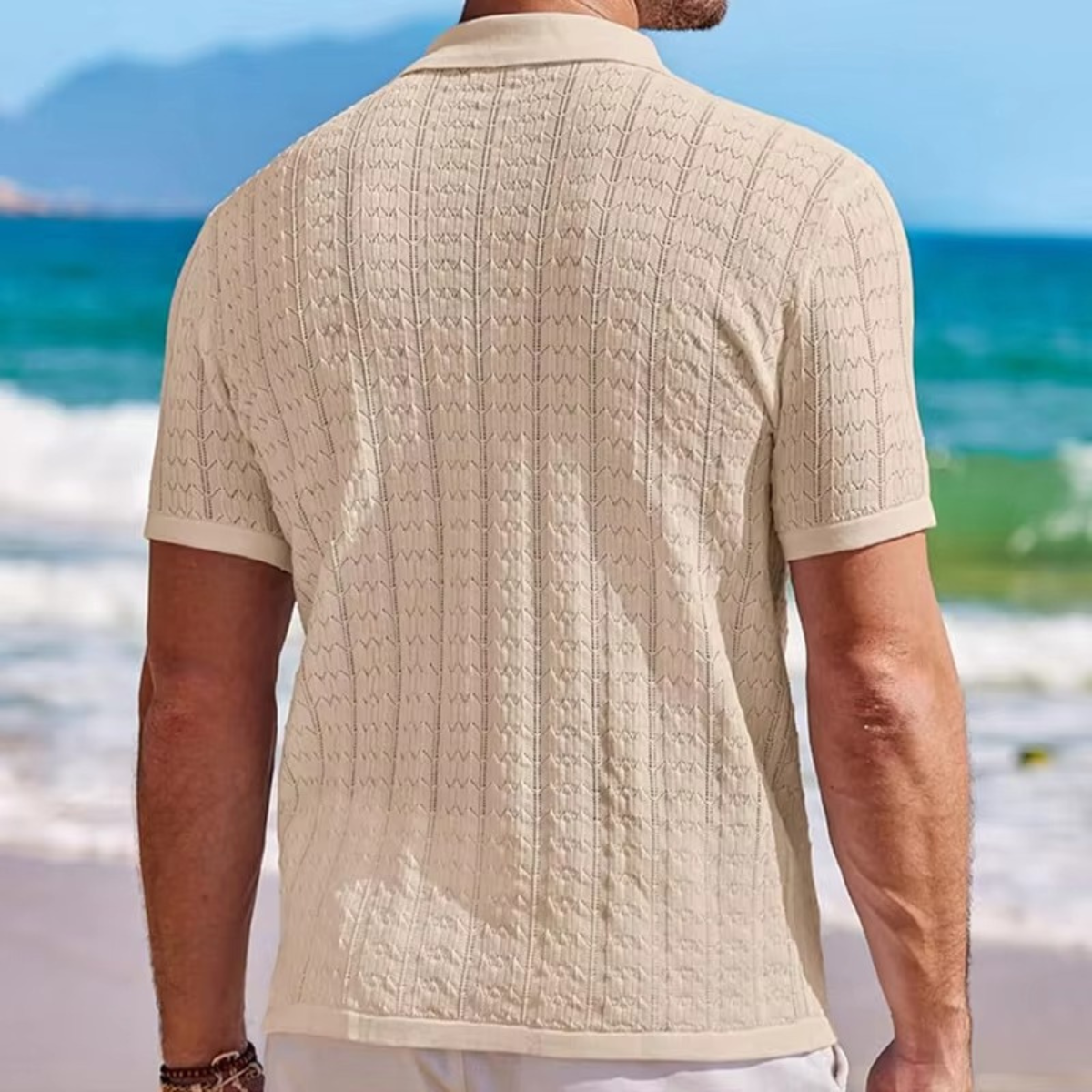 The Sonoma Men’s Smart Knit Collar Shirt