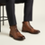 The Brescia Men’s Casual Vintage Leather Ankle Boots