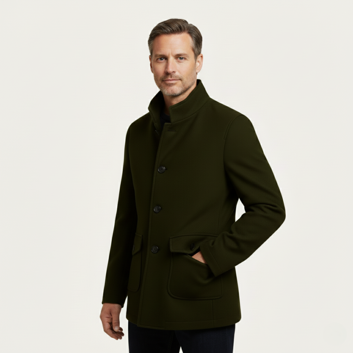 The Rome Wool Coat – Men’s Smart Tailored Overcoat