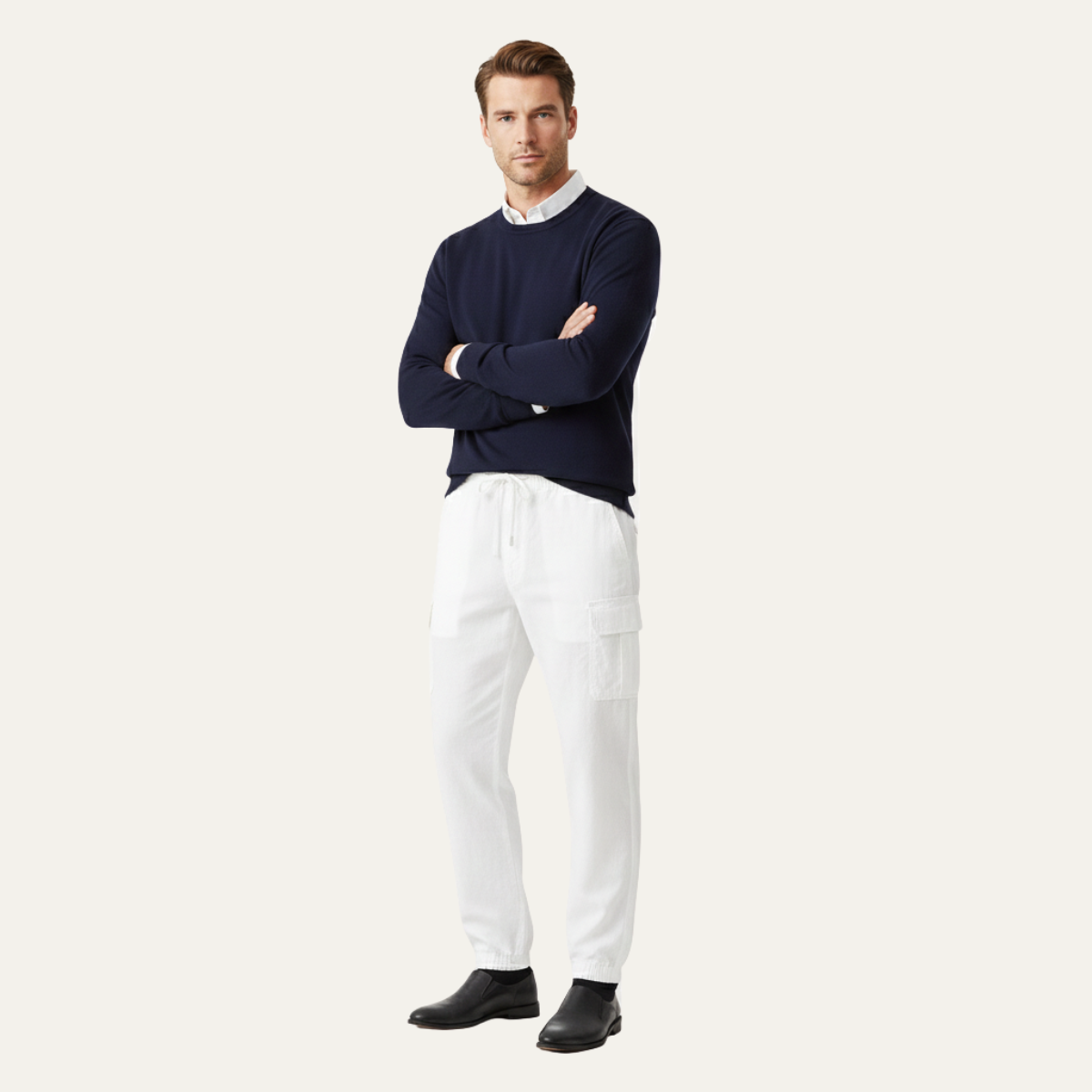 The Silverridge Men’s Loose Fit Multi Pocket Soft Cargo Pants