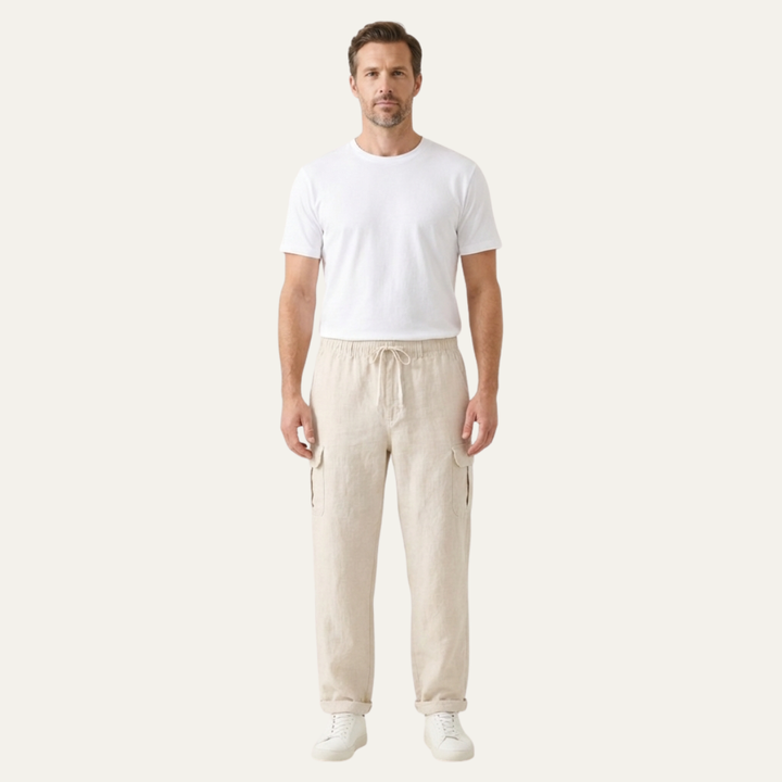The Maplecrest Men’s Loose Fit Multi Pocket Cargo Pants