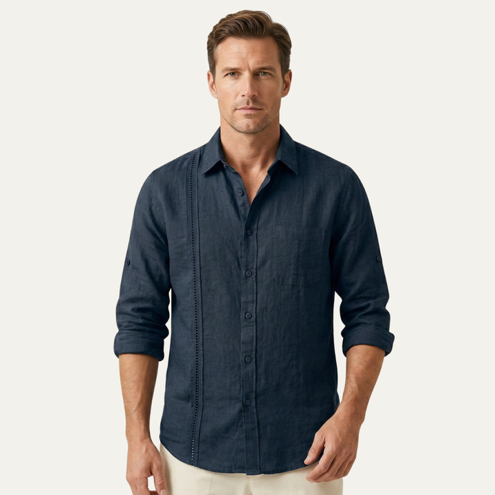 The Ridgehaven Men’s Button Up Casual Beach Shirt