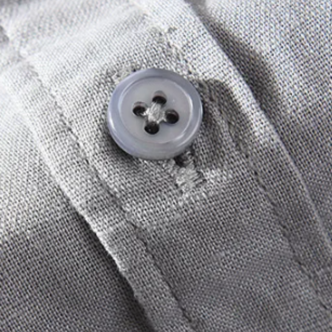 The Willowfield Men’s Summer Linen Cotton Casual Shirt