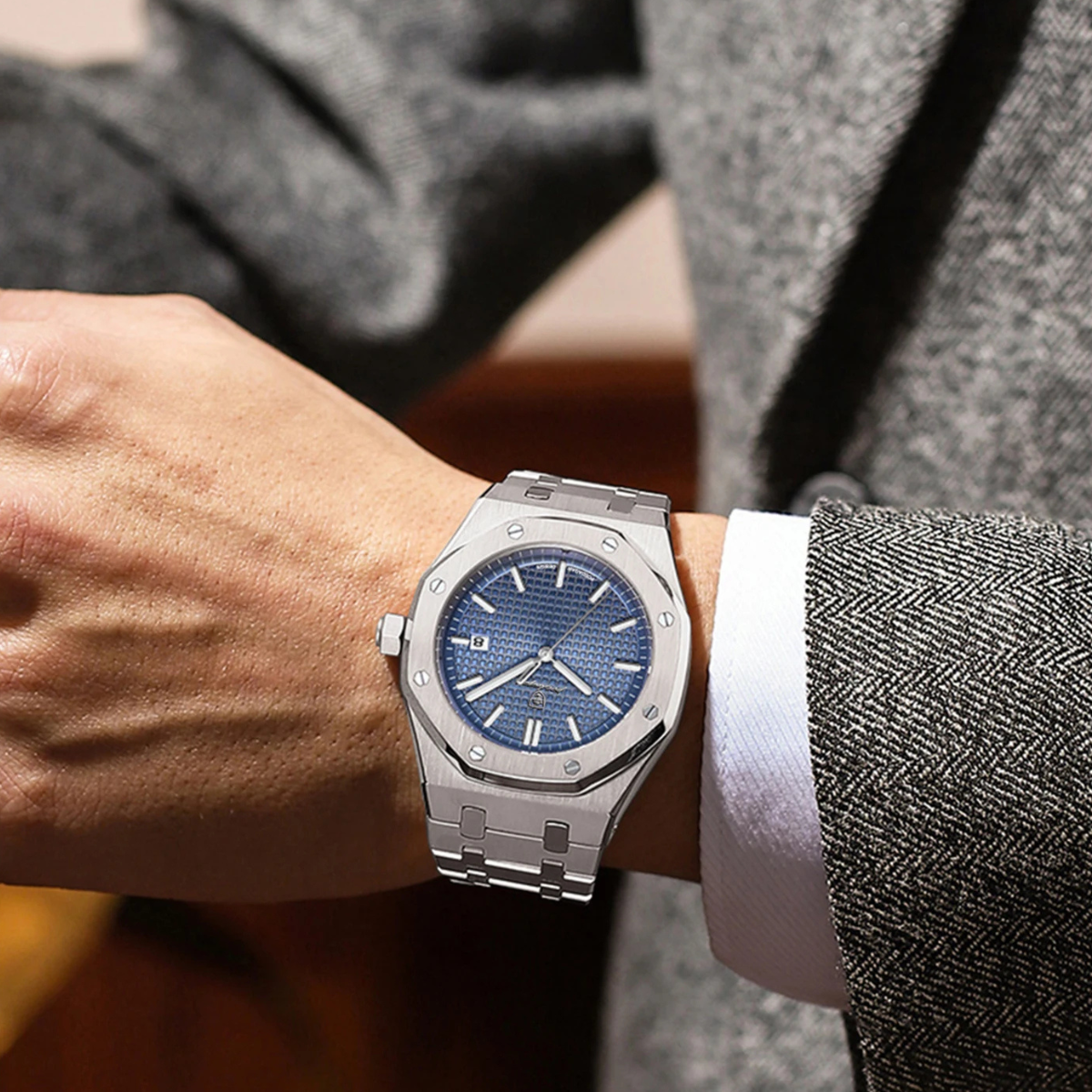 The Glenwood Court Men’s Elegant Business Quartz Wristwatch