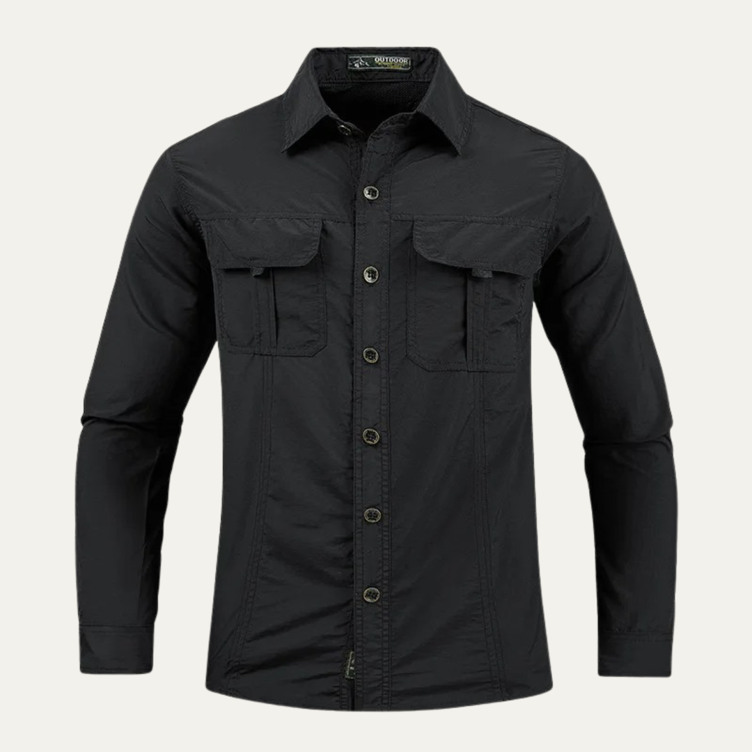 The Montbrook Men’s Tactical Multi Pocket Outdoor Cargo Shirt