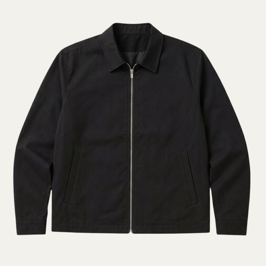 The Oakridge Men’s Harrington Lightweight Zip Up Jacket