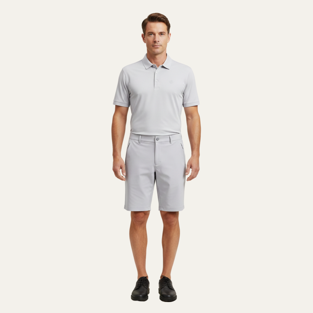 The Stonecrest  Men’s Casual Golf Shorts with Zipper Side Pockets