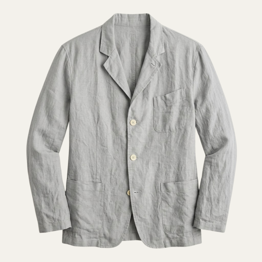The Milan Men's Stylish Cotton Jacket - Lightweight Blazer - Wedding Guest