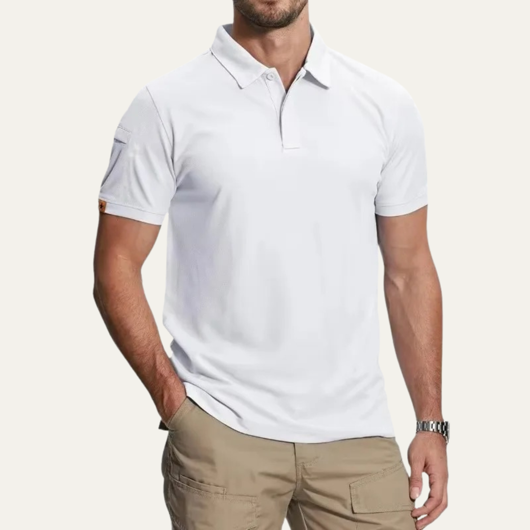 The Rovigo Men’s Lightweight Breathable Sports Polo Shirt