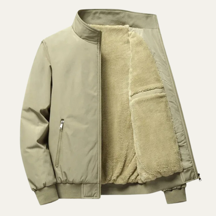 The Ashenford Men’s Stand Collar Lightweight Zip Up Coat