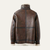 The Cala Luna Men’s Shearling Aviator Winter Jacket with Fleece Lining