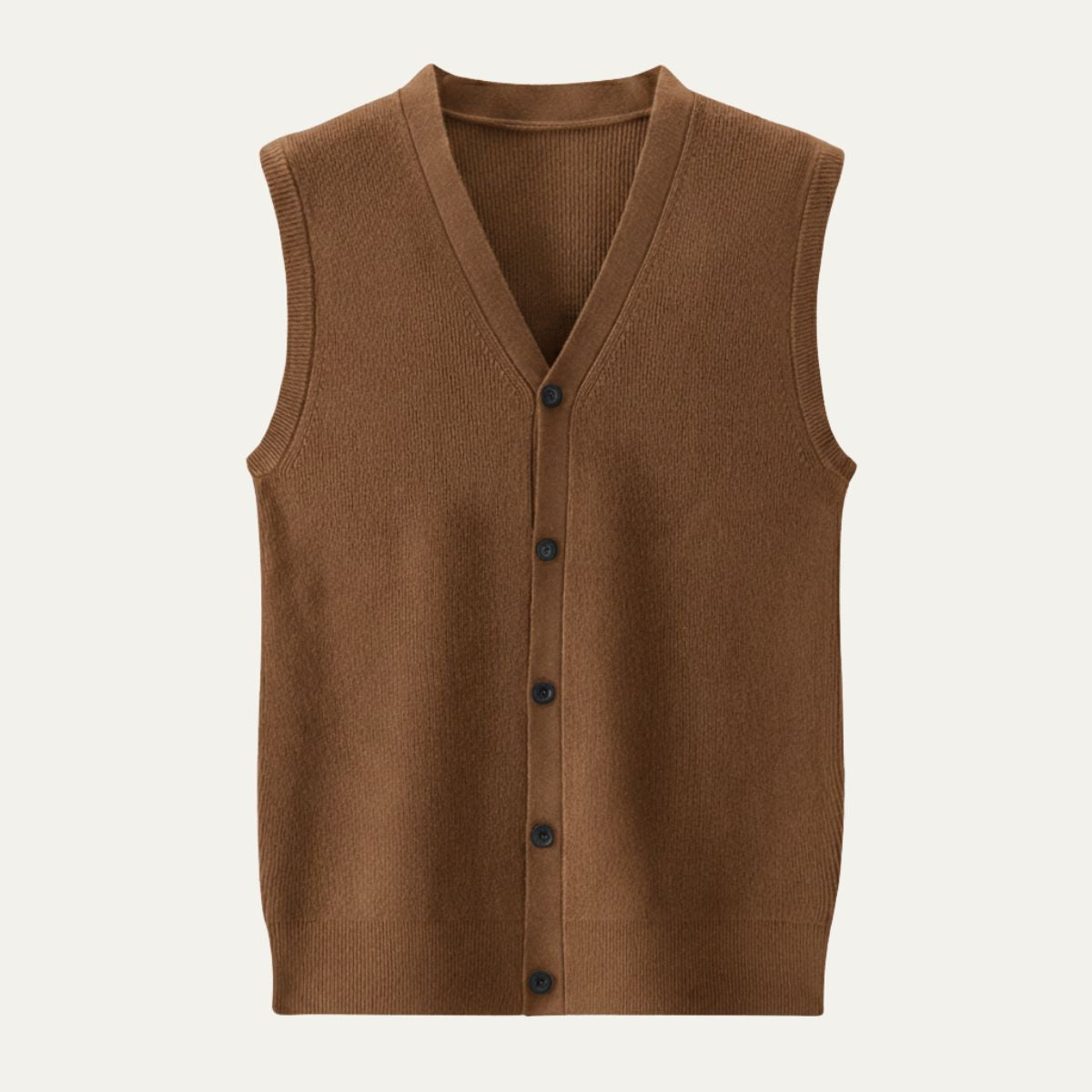 The Castellammare Men’s Smart Button Knit Waistcoat Sweater Vest