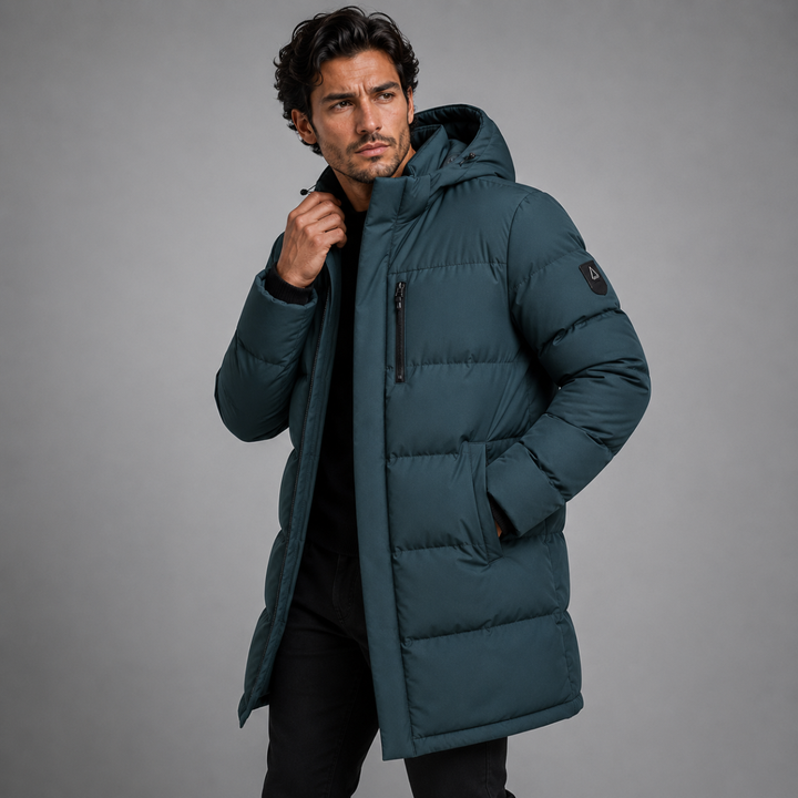 Men's Insulated Longline Puffer Coat