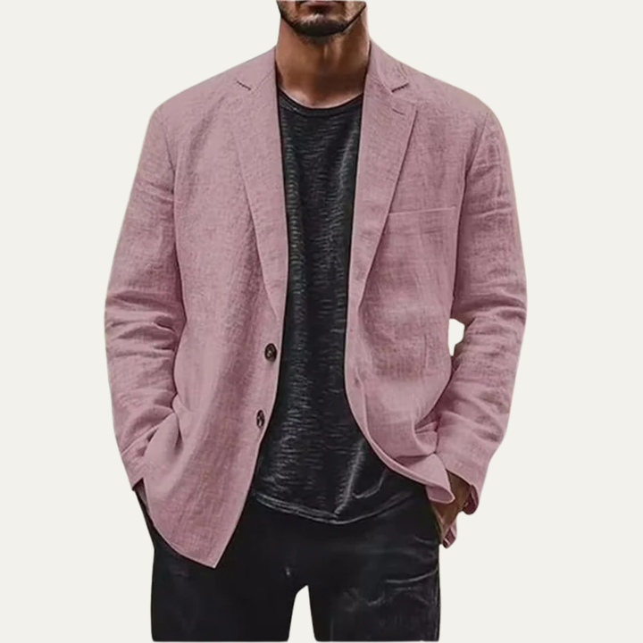 The Montvale Men’s Linen Blazer Jacket