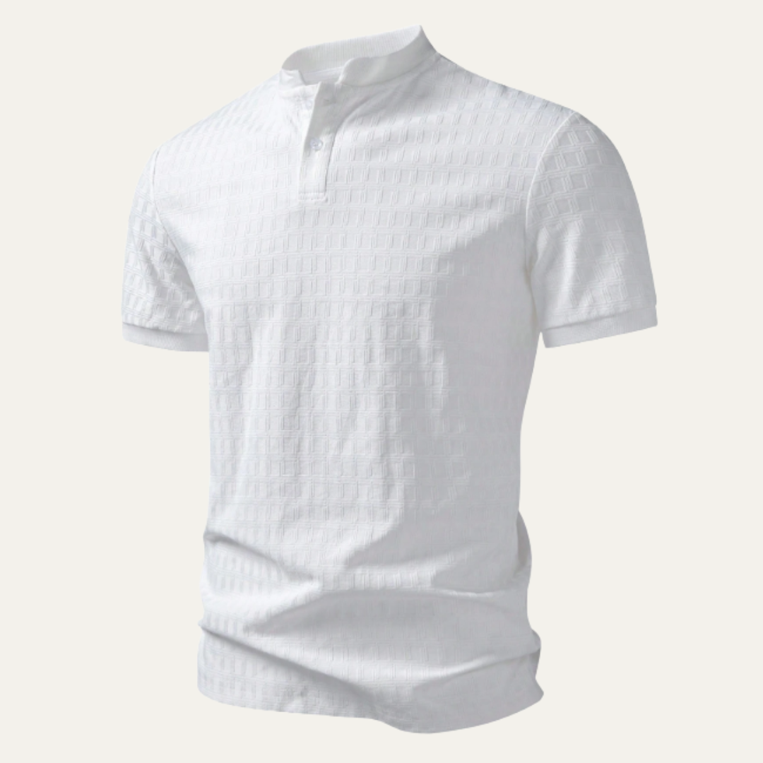 The Oakridge Hill Men’s Classic Textured Summer Polo Shirt
