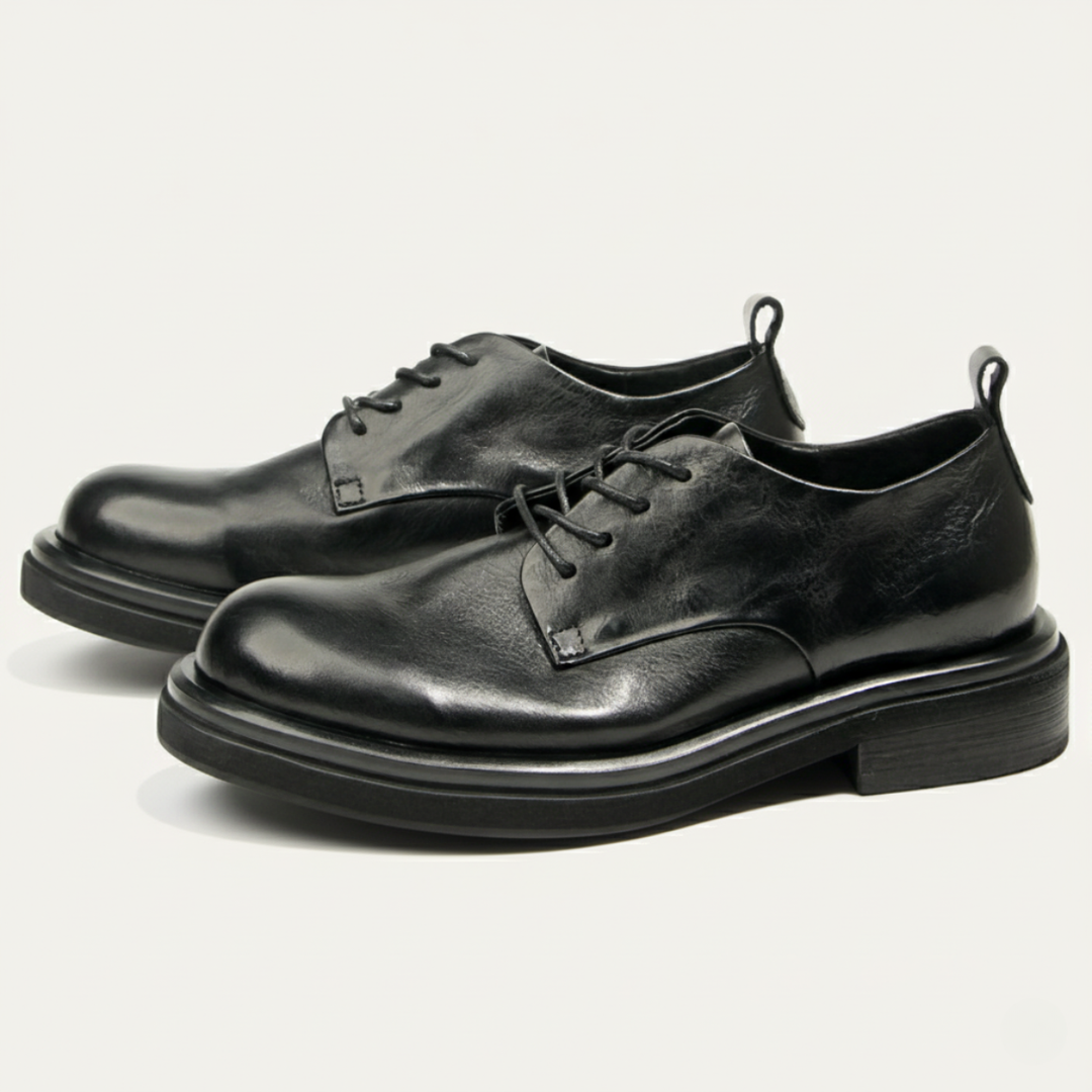 The Trento Men’s Faux Leather Dress Shoe – Formal Lace Up Smart Shoe