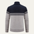 The Genova Men's Striped Thick Fleece Lined Knit Sweater Jacket