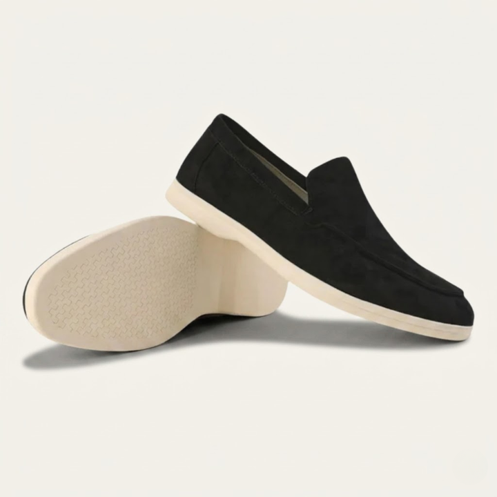 The Venetian Men's Trendy Suede Slip On Loafers
