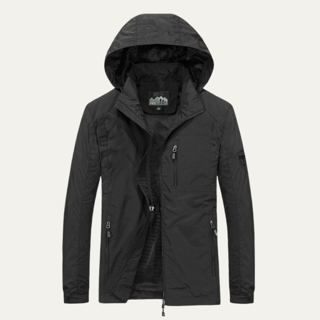 The Heritage Waterproof Outdoor Rain Jacket – Hooded Windbreaker